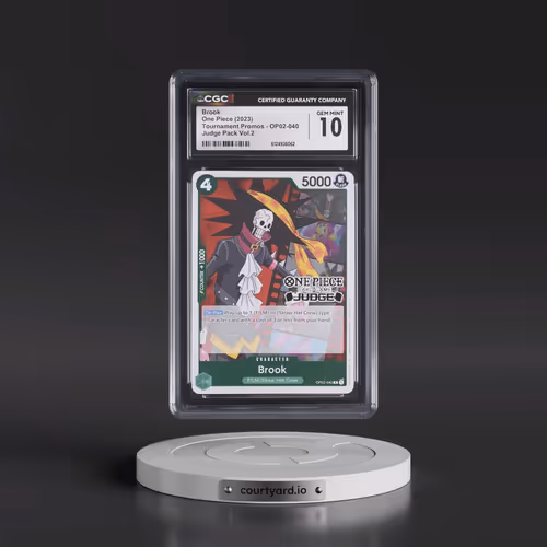 2022 Tournament Promos - English #OP02-040 Brook - Judge Pack Vol.2 (CGC 10 GEM MINT)