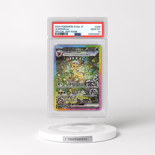 2024 Pokémon Sv8a-Terastal Fest EX #200 Leafeon EX - Holo Special Art Rare (PSA 10 GEM MINT)