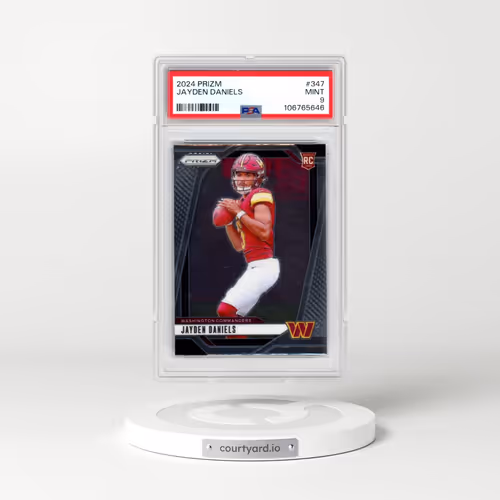 2024 Panini Prizm #347 Jayden Daniels (PSA 9 MINT)