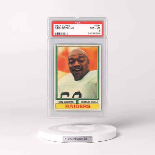 1974 Topps #194 Otis Sistrunk (PSA 8 NM-MT)