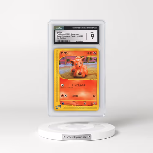 2001 Base Expansion Pack #006/128 Vulpix - 1st Edition (CGC 9 MINT)