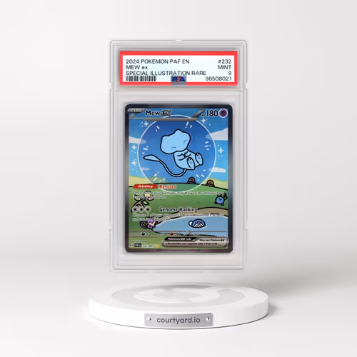 2024 Pokémon Paf EN-Paldean Fates #232 Mew EX - Holo Special Illustration Rare (PSA 9 MINT)
