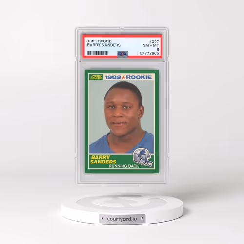 1989 Score #257 Barry Sanders (PSA 8 NM-MT)
