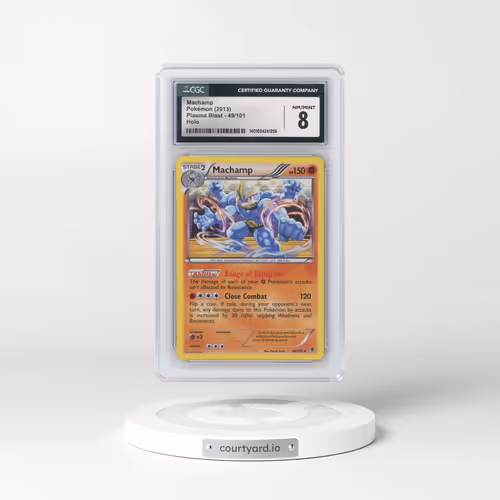 2013 Plasma Blast #49/101 Machamp - Holo (CGC 8 NM-MT)