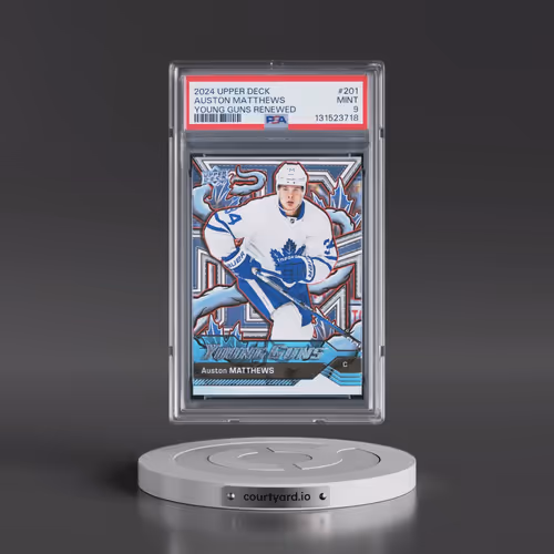 2024 Upper Deck Young Guns Renewed #201 Auston Matthews (PSA 9 MINT)