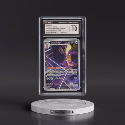 2025 Phantasmal Flames - PFL EN #103/094 Toxtricity - Illustration Rare Holo (CGC 10 GEM MINT)