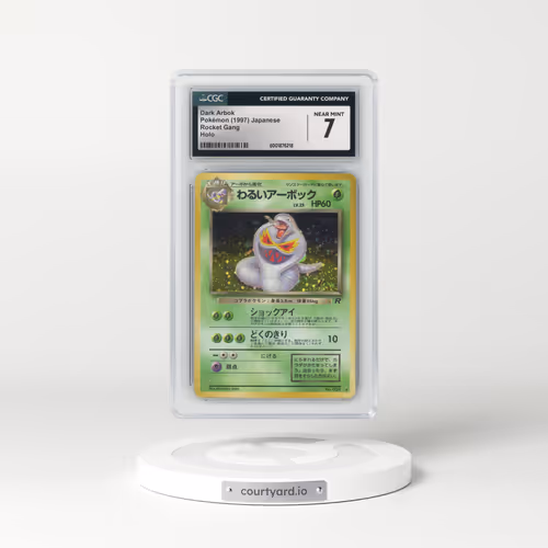 1997 Rocket Gang #24 Dark Arbok - Holo (CGC 7 NM)