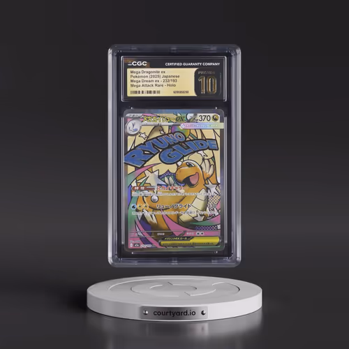 2025 Mega Dream ex - M2a #232/193 Mega Dragonite ex - Mega Attack Rare Holo (CGC 10 PRISTINE)