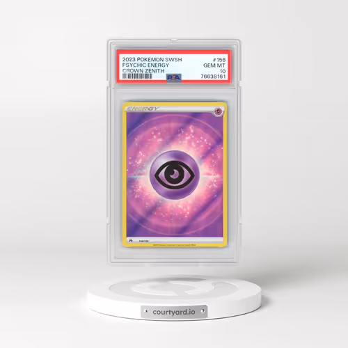 2023 Pokémon Sword and Shield Crown Zenith #156 Psychic Energy (PSA 10 GEM MINT)