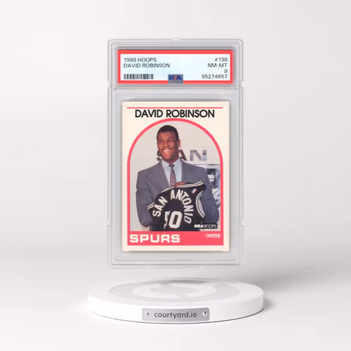 1989 Hoops #138 David Robinson (PSA 8 NM-MT)