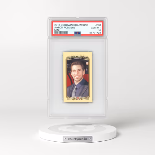 2012 Goodwin Champions #131 Aaron Rodgers - Mini (PSA 10 GEM MINT)