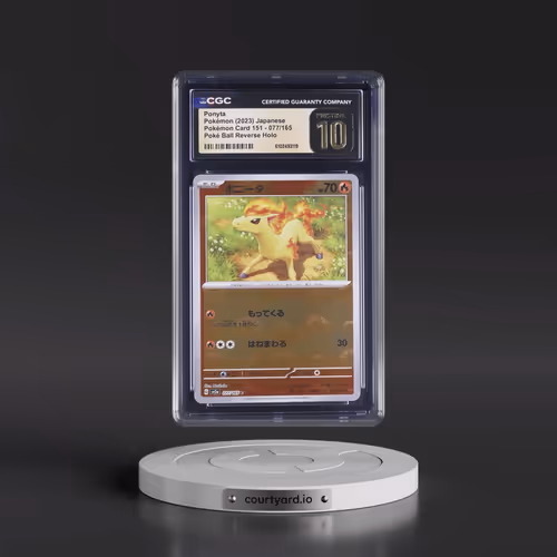 2023 Pokémon Card 151 #077/165 Ponyta - Reverse Holo Poké Ball (CGC 10 PRISTINE)