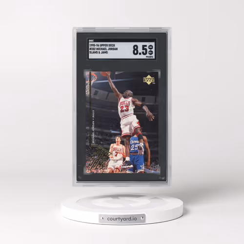 1995 Upper Deck #352 Michael Jordan - Slams & Jams (SGC 8.5 NM-MT+)