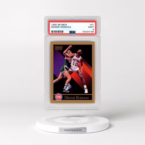 1990 Skybox #91 Dennis Rodman (PSA 9 MINT)