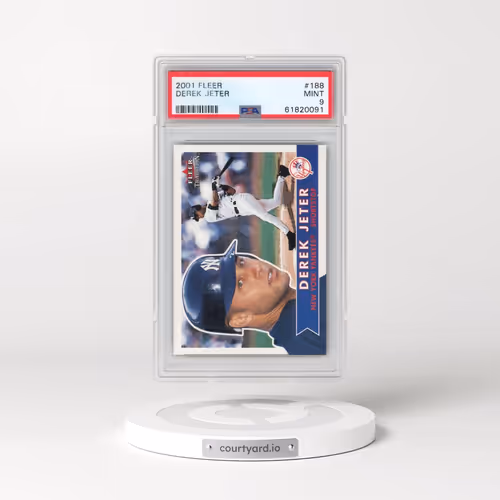2001 Fleer #188 Derek Jeter (PSA 9 MINT)