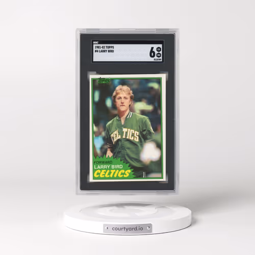 1981 Topps #4 Larry Bird (SGC 6 EX-MT)