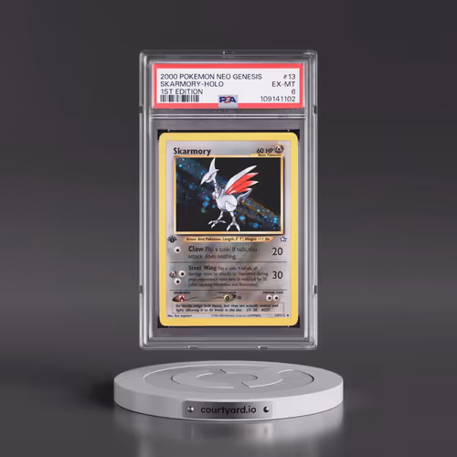 2000 Pokémon Neo Genesis #13 Skarmory - 1st Edition Holo (PSA 6 EX-MT)