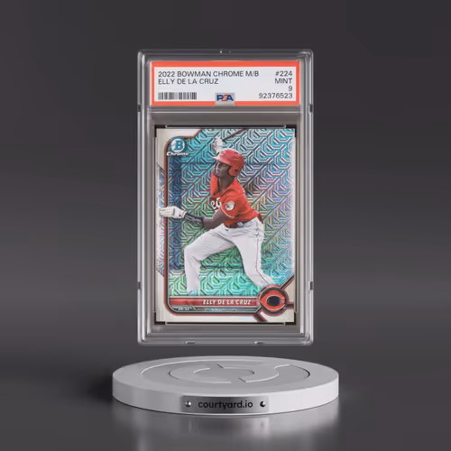 2022 Bowman Mega Box Chrome #224 Elly de La Cruz (PSA 9 MINT)