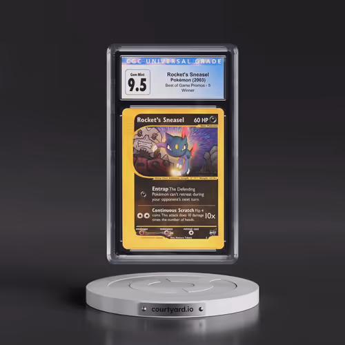 2003 Pokémon Best of Game Promo #5 Rocket's Sneasel - Winner (CGC 10 GEM MINT)