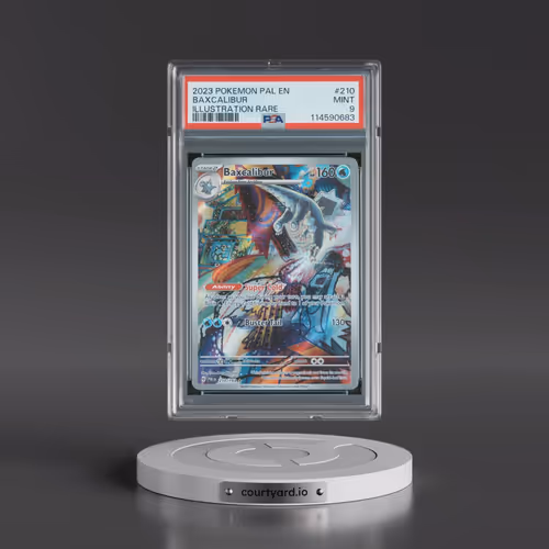 2023 Pokémon Pal EN-Paldea Evolved #210 Baxcalibur - Illustration Rare (PSA 9 MINT)