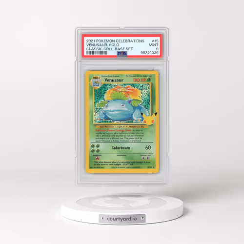 2021 Pokémon Celebrations Classic Collection #15 Venusaur - Holo (PSA 9 MINT)