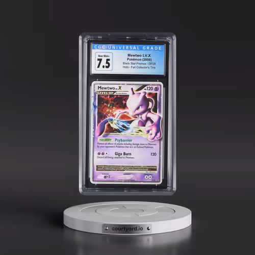 2007 Black Star Promos - Diamond & Pearl #DP28 Mewtwo LV.X - Fall Collector's Tin (Holo) (CGC 7.5 NM