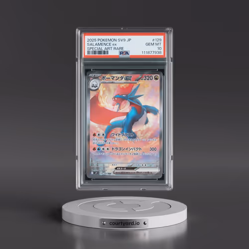 2025 Pokémon SV9-Battle Partners #129 Salamence EX - Holo Special Art Rare (PSA 10 GEM MINT)