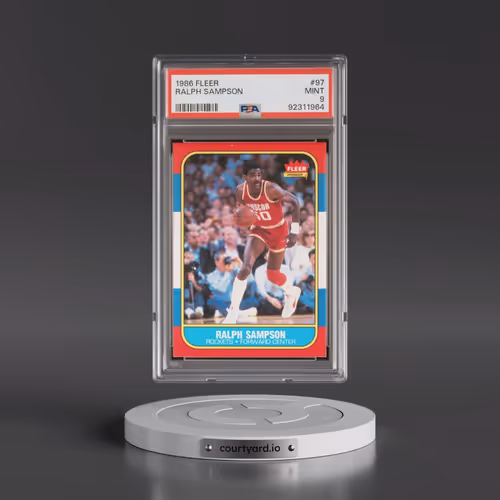 1986 Fleer #97 Ralph Sampson (PSA 9 MINT)