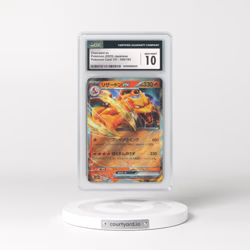 2023 Japanese Pokémon 151 #6 Charizard EX - Holo (CGC 10 GEM MINT)