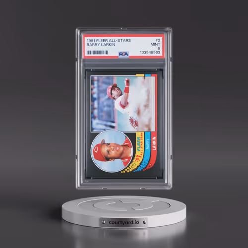 1991 Fleer All-Stars #2 Barry Larkin (PSA 9 MINT)