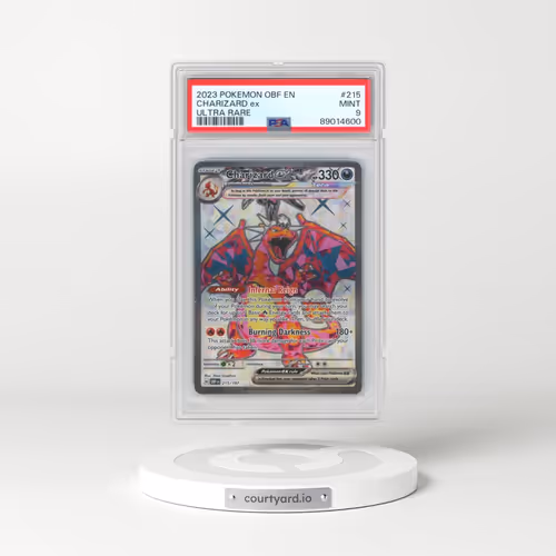 2023 Pokémon Obf EN-Obsidian Flames #215 Charizard EX - Holo Ultra Rare (PSA 9 MINT)