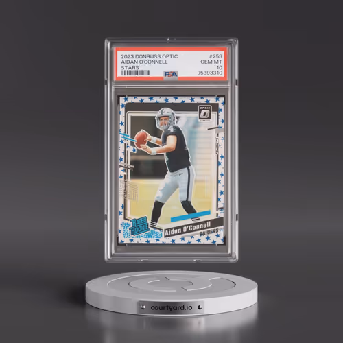 2023 Panini Donruss Optic #258 Aidan O'Connell - Stars (PSA 10 GEM MINT)