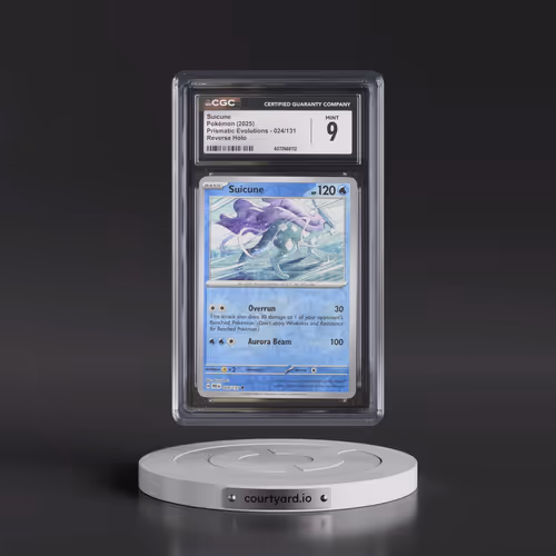 2024 Prismatic Evolutions - PRE EN #024/131 Suicune - Reverse Holo (CGC 9 MINT)