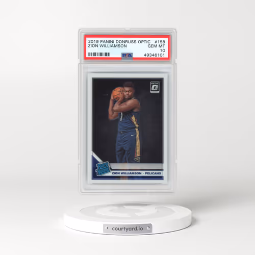 2019 Panini Donruss Optic #158 Zion Williamson (PSA 10 GEM MINT)