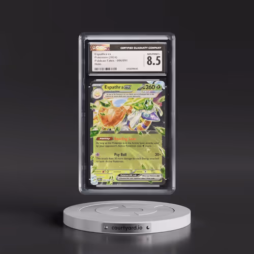 2024 Pokémon Paf EN-Paldean Fates #006 Espathra EX - Holo (CGC 8.5 NM-MT+)