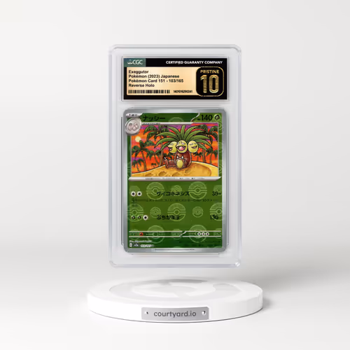 2023 Pokémon Card 151 #103/165 Exeggutor - Reverse Holo Poké Ball (CGC 10 PRISTINE)