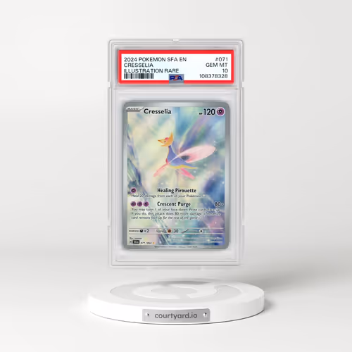 2024 Pokémon Sfa EN-Shrouded Fable #071 Cresselia - Illustration Rare (PSA 10 GEM MINT)