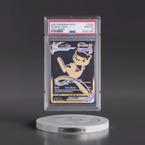 2022 Pokémon Sword & Shield Lost Origin #TG30 Mew Vmax - Full Art (PSA 10 GEM MINT)