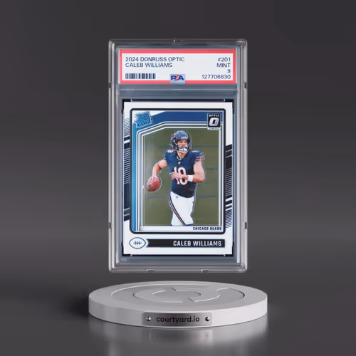 2024 Panini Donruss Optic #201 Caleb Williams (PSA 9 MINT)