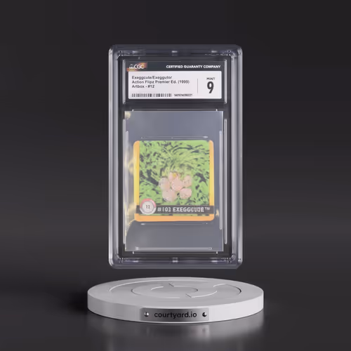1999 Action Flipz Premier Edition (Artbox) - English #12 Exeggcute/Exeggutor (CGC 9 MINT)