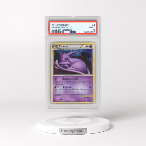 2011 Pokémon Call of Legends #4 Espeon - Holo (PSA 9 MINT)