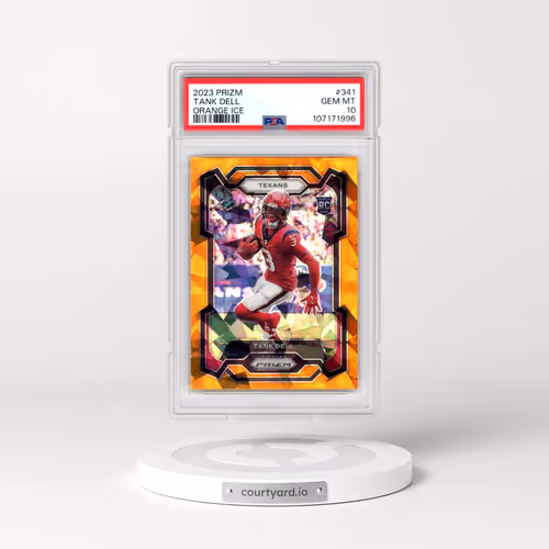 2023 Panini Prizm #341 Tank Dell - Orange Ice (PSA 10 GEM MINT)