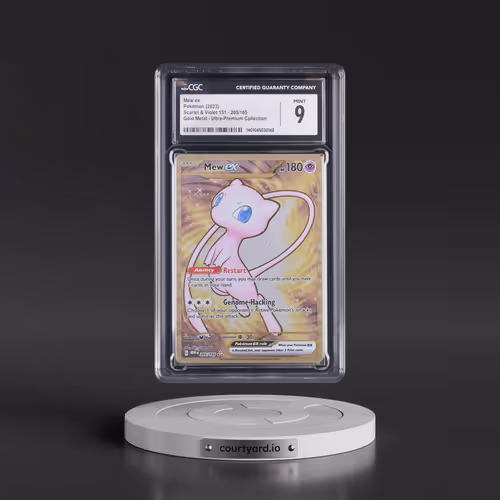 2023 Scarlet & Violet 151 - MEW EN #205/165 Mew ex - Gold Metal - Ultra-Premium Collection (CGC 9 MI