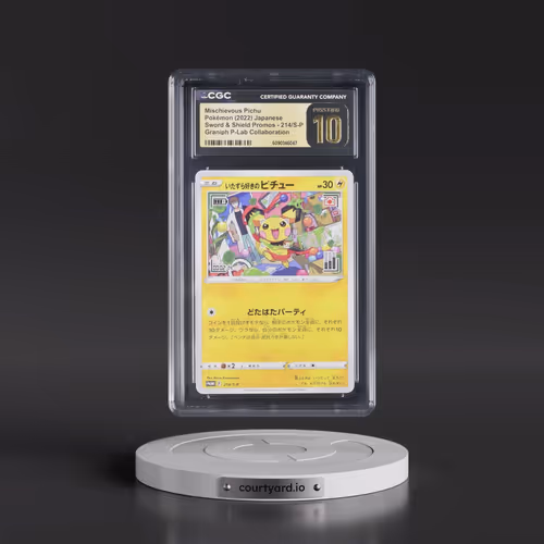 2019 Sword & Shield Promos #214/S-P Mischievous Pichu - Graniph P-Lab Collaboration (CGC 10 PRISTINE