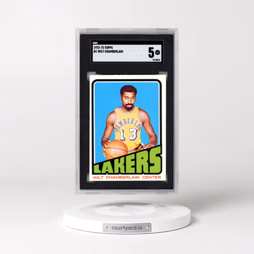 1972 Topps #1 Wilt Chamberlain (SGC 5 EX)