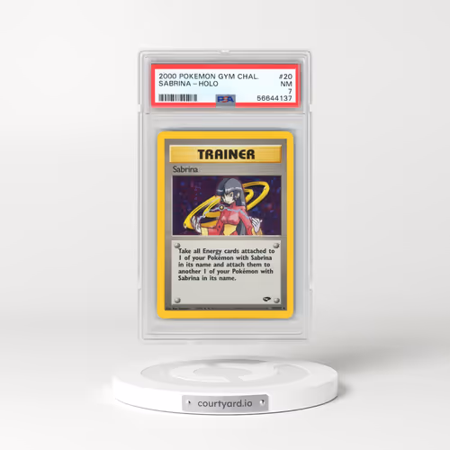 2000 Pokémon Gym Challenge #20 Sabrina - Holo (PSA 7 NM)