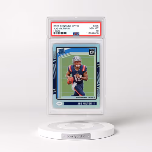 2024 Panini Donruss Optic #255 Joe Milton III - Holo (PSA 10 GEM MINT)