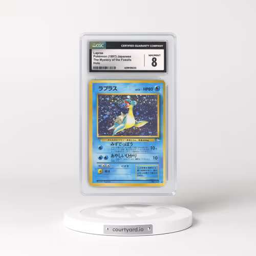 1997 Japanese Mystery of the Fossils #131 Lapras - Holo (CGC 8 NM-MT)