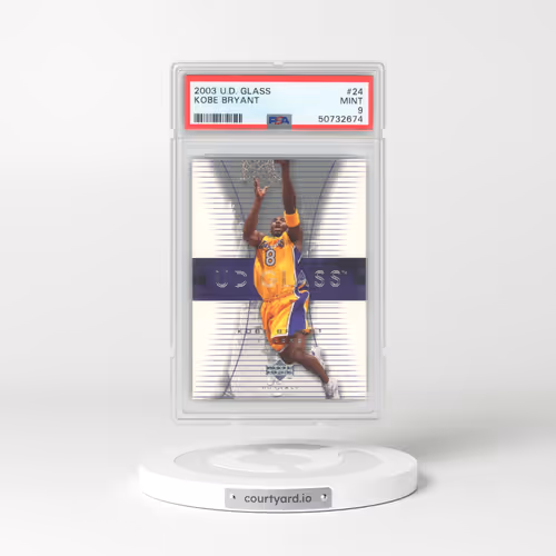 2003 Upper Deck Glass #24 Kobe Bryant (PSA 9 MINT)