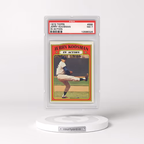 1972 Topps #698 Jerry Koosman - In Action (PSA 7 NM)